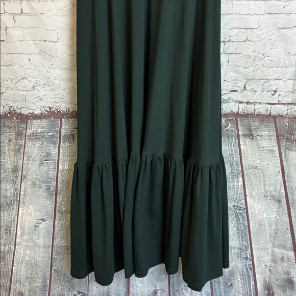 Omi Jo Well Dressed Wolf Jade Green Maxi Dress Ruffle Hem Juniors S Jade Green - Picture 8 of 16